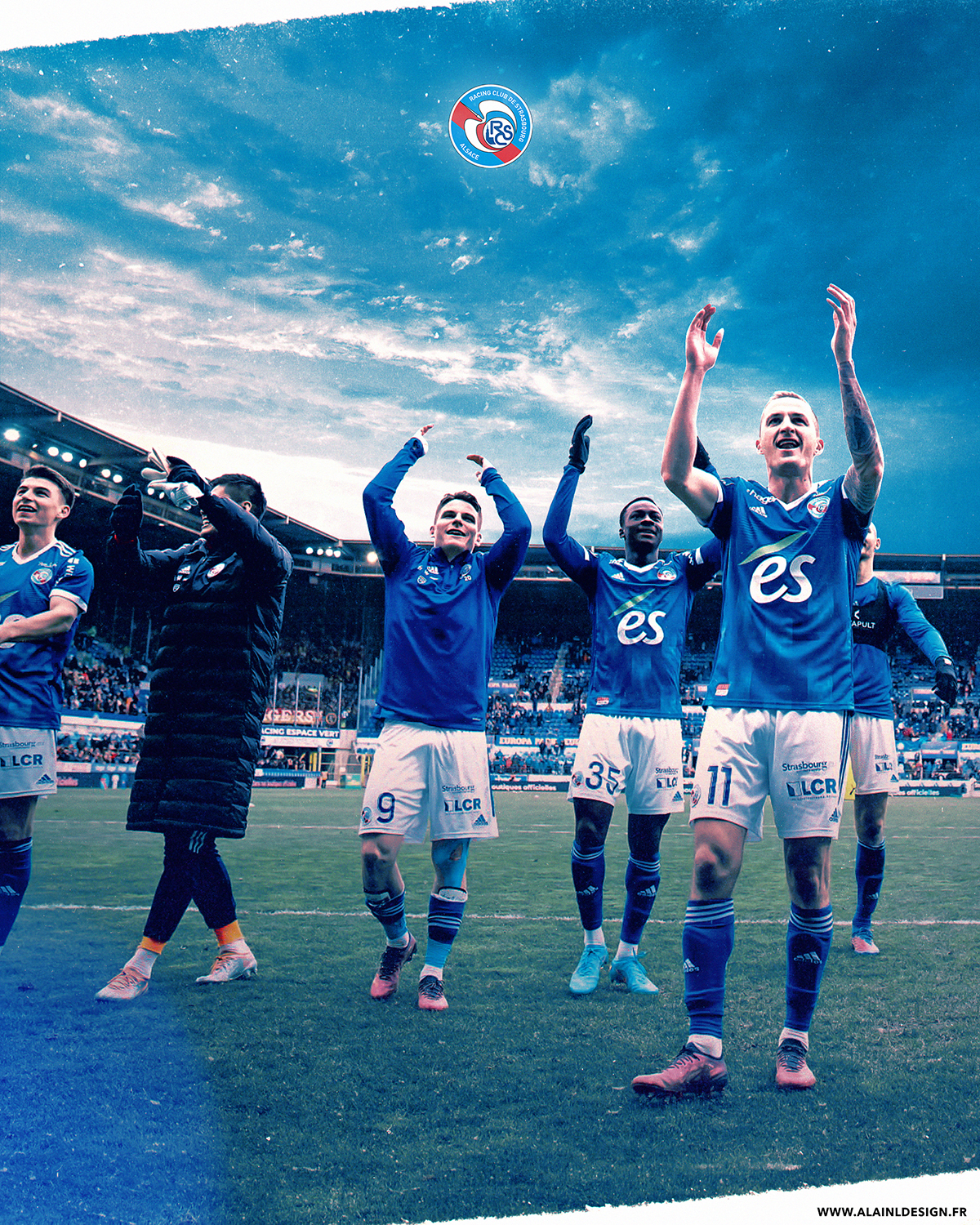 RC Strasbourg Alsace - Football Design