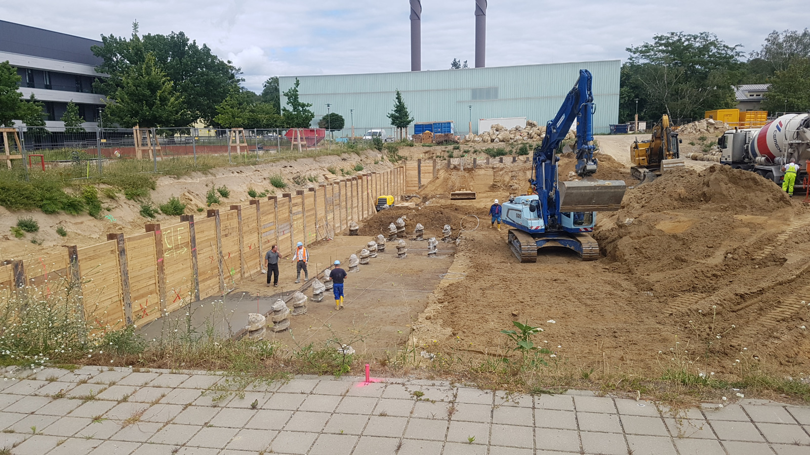Überwachung Gründungsarbeiten