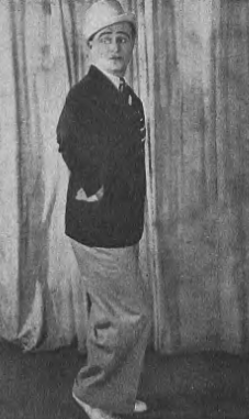 Adolf Dymsza w Cyganerii rozklikanej ( t. Cyganeria Warszawa 1934 )