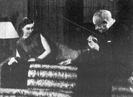 Nina Andrycz i Bogusław Samborski w sztuce Koleżanki ( T.Narodowy Warszawa 1939)