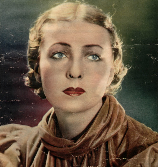 Maria Malicka jako Gerti w sztuce pt. Trafika pani generałowej ( T.Malickiej Warszawa 1936 )