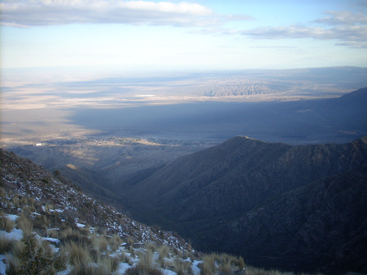 Vista hacia el sudeste "ruta 7, rìo Mendoza