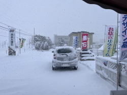 風雪で大荒れの北海道