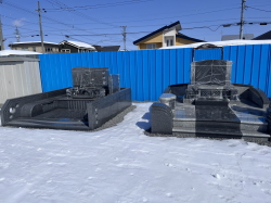 2023年3月の墓石展示場
