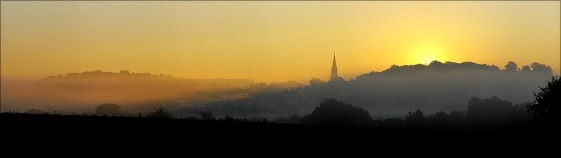 Osterfeld, Sonnenaufgang