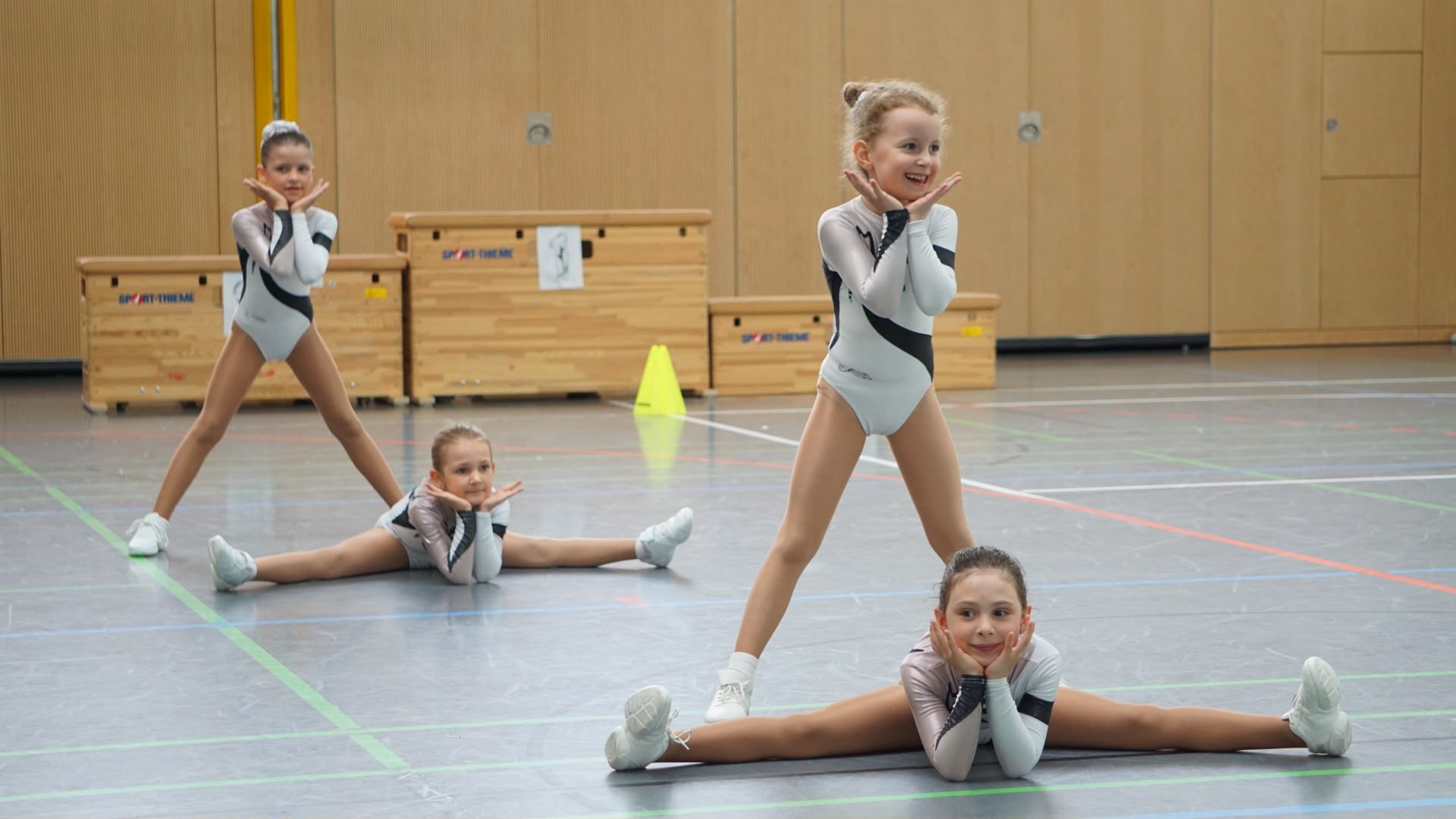 Gelungene Premiere beim Aerobic-Nachwuchs des TSV Unterföhring