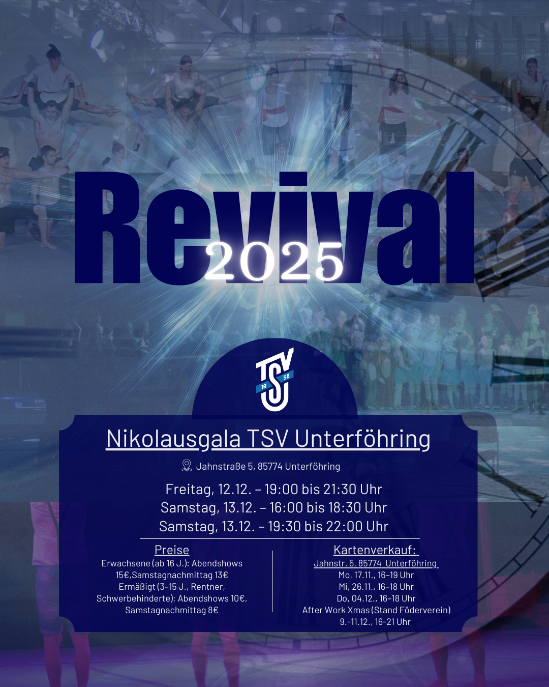 Nikolausgala des TSV Unterföhring – jetzt letzte Chance auf Tickets!