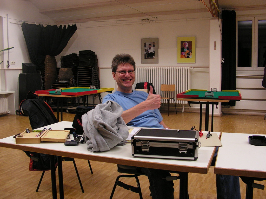 Präsi, Schatzmeister und Webmaster Joachim Pohl