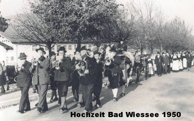 Hochzeit in Bad Wiessee 1950