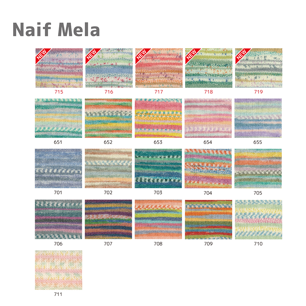 Naif Mela（ナイフメーラ）：オールシーズン毛糸 - 内藤商事株式会社