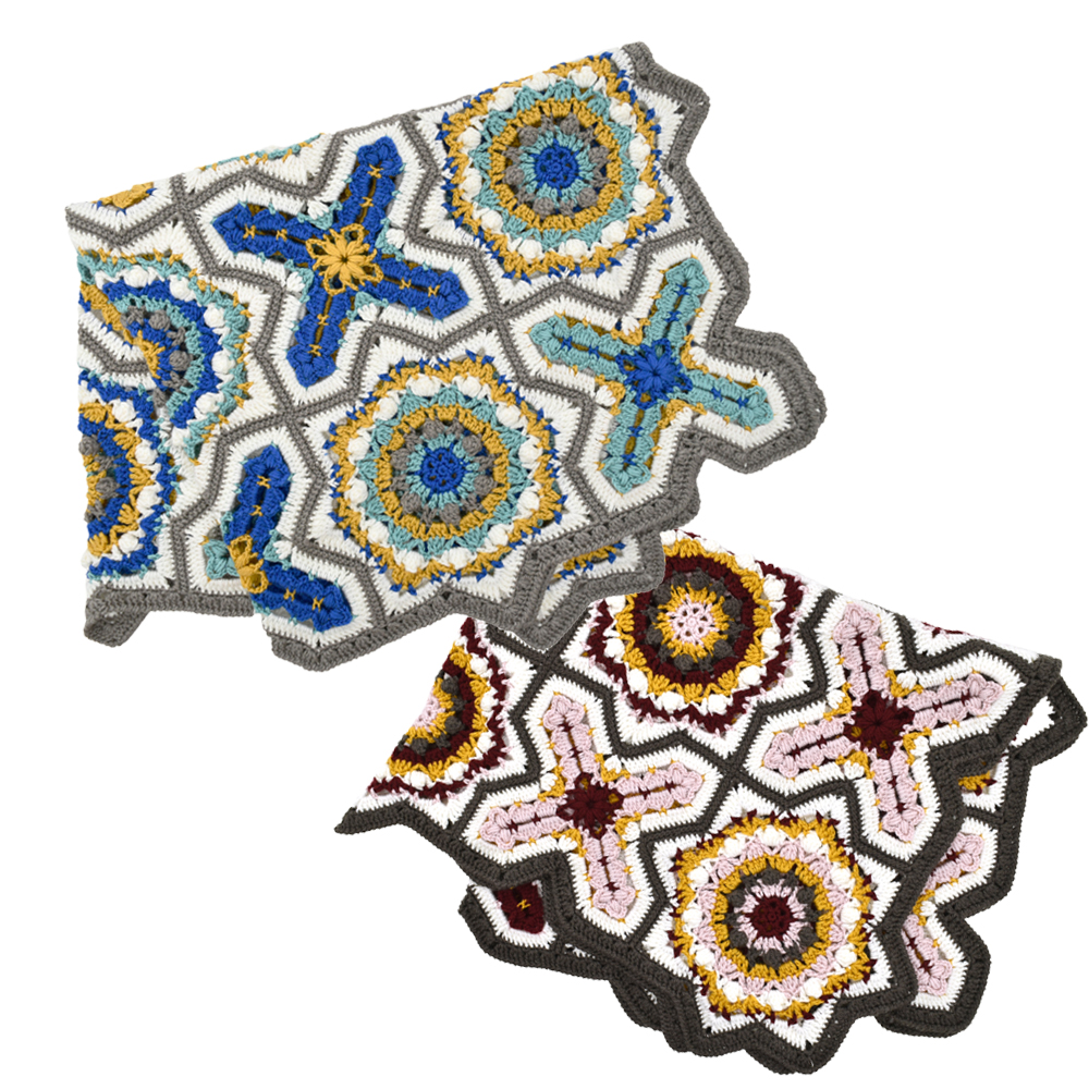 タイルブランケット：編み物キット - 内藤商事株式会社