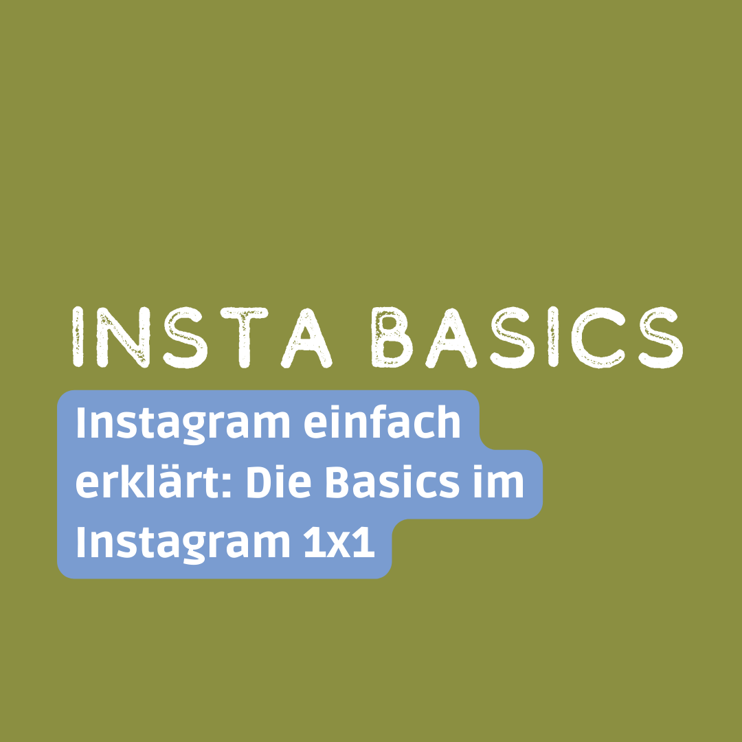 Instagram einfach erklärt: Die Basics im Instagram 1x1