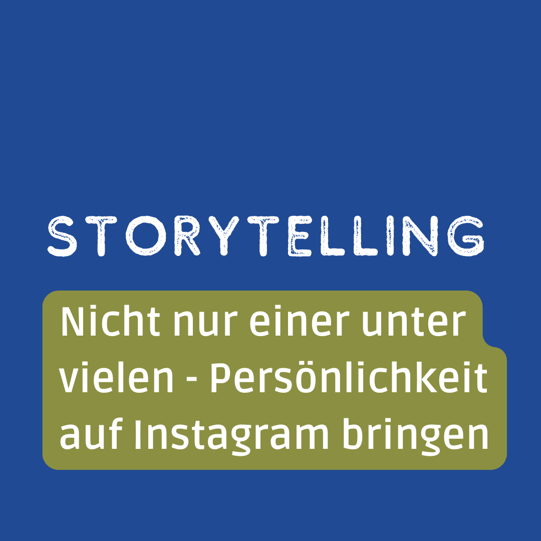 Nicht nur einer unter vielen: Persönlichkeit auf Instagram bringen
