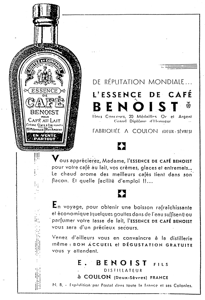 Distilllerie Benoist - 1934