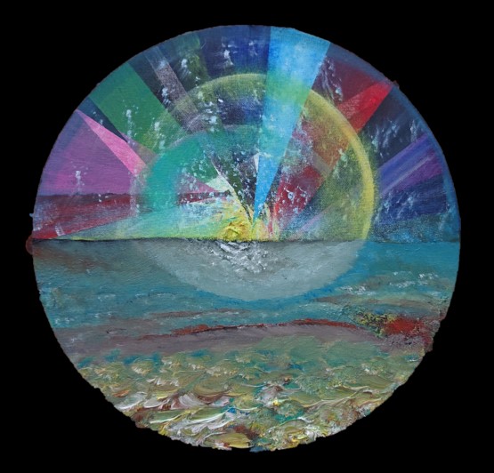 New World (30x1,5cm, Oil on canvas)