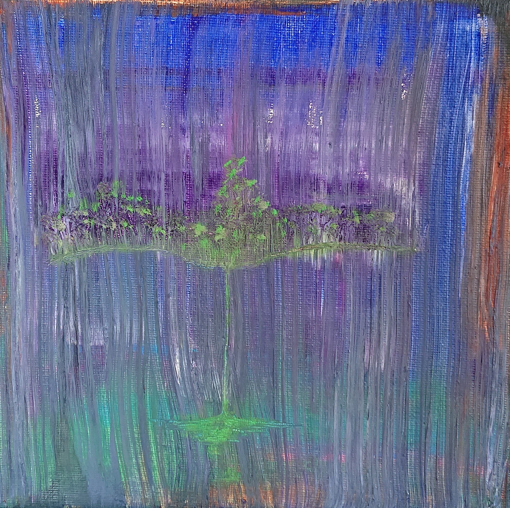 Phoenix (20x20x1,5cm, Oil on canvas)