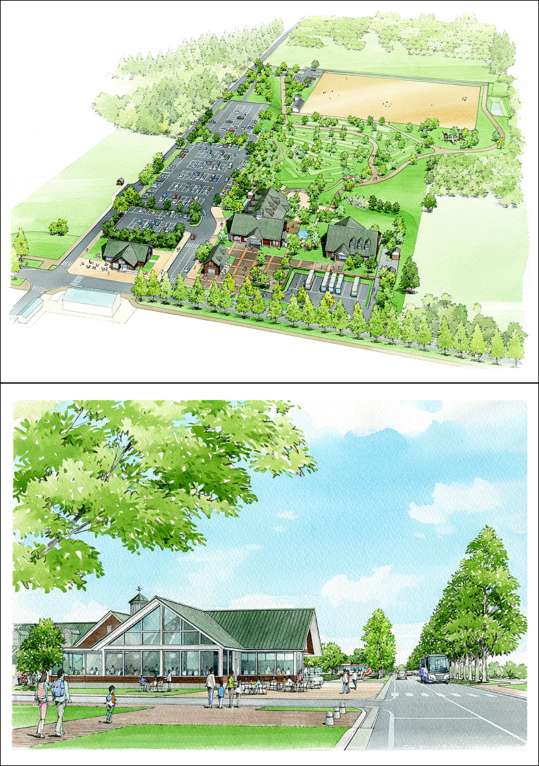 公園改修パース park perspective drawing