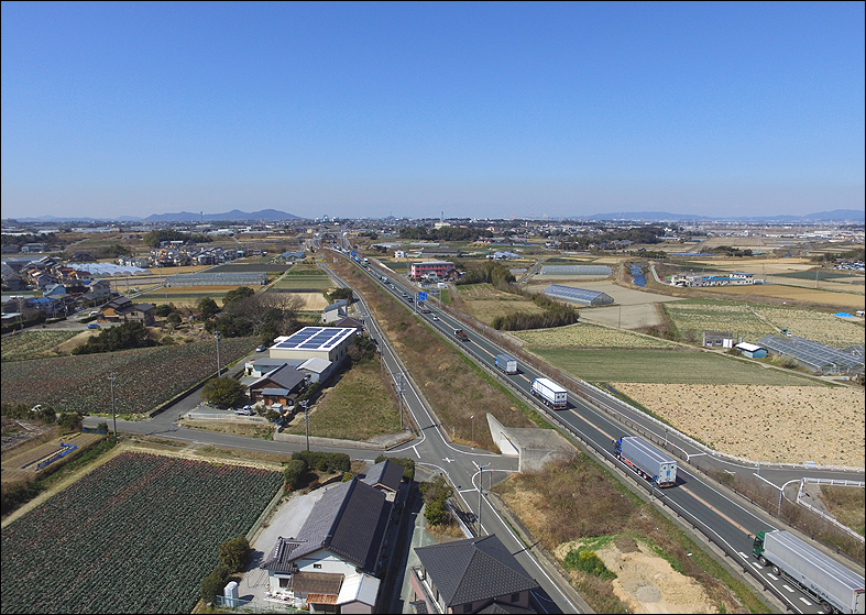 ドローンによる空撮