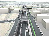 立体交差道路パース