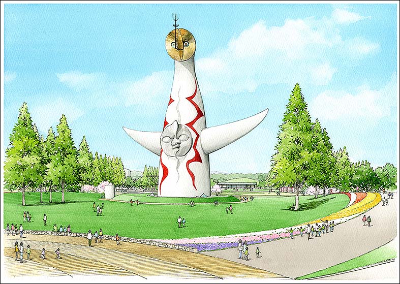 万博記念公園整備イメージパース