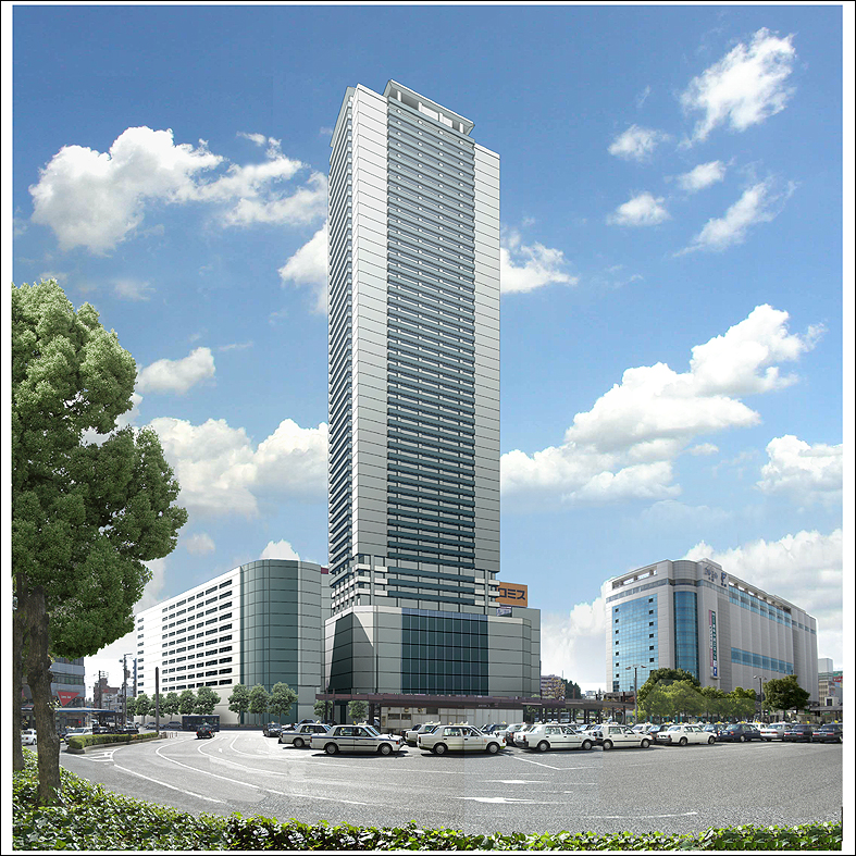 高層ビルパースPublic facilities image rendering