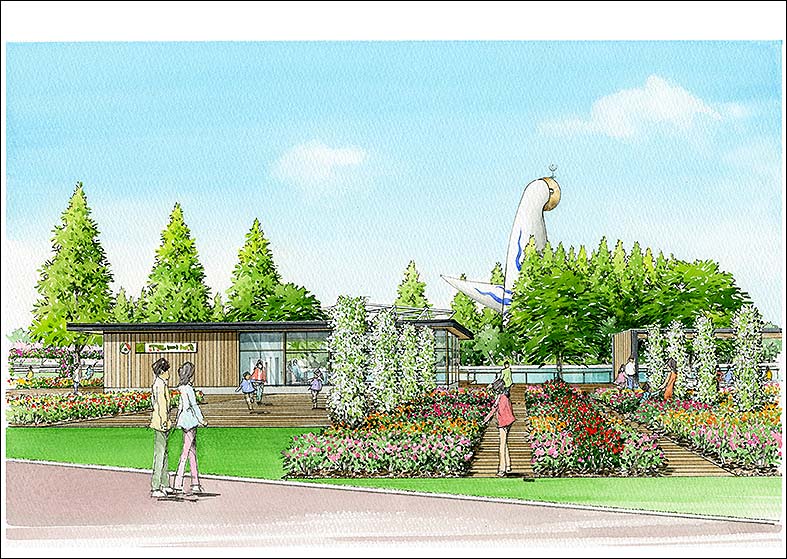 万博記念公園整備イメージパース