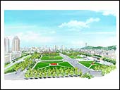 都市公園鳥瞰パース