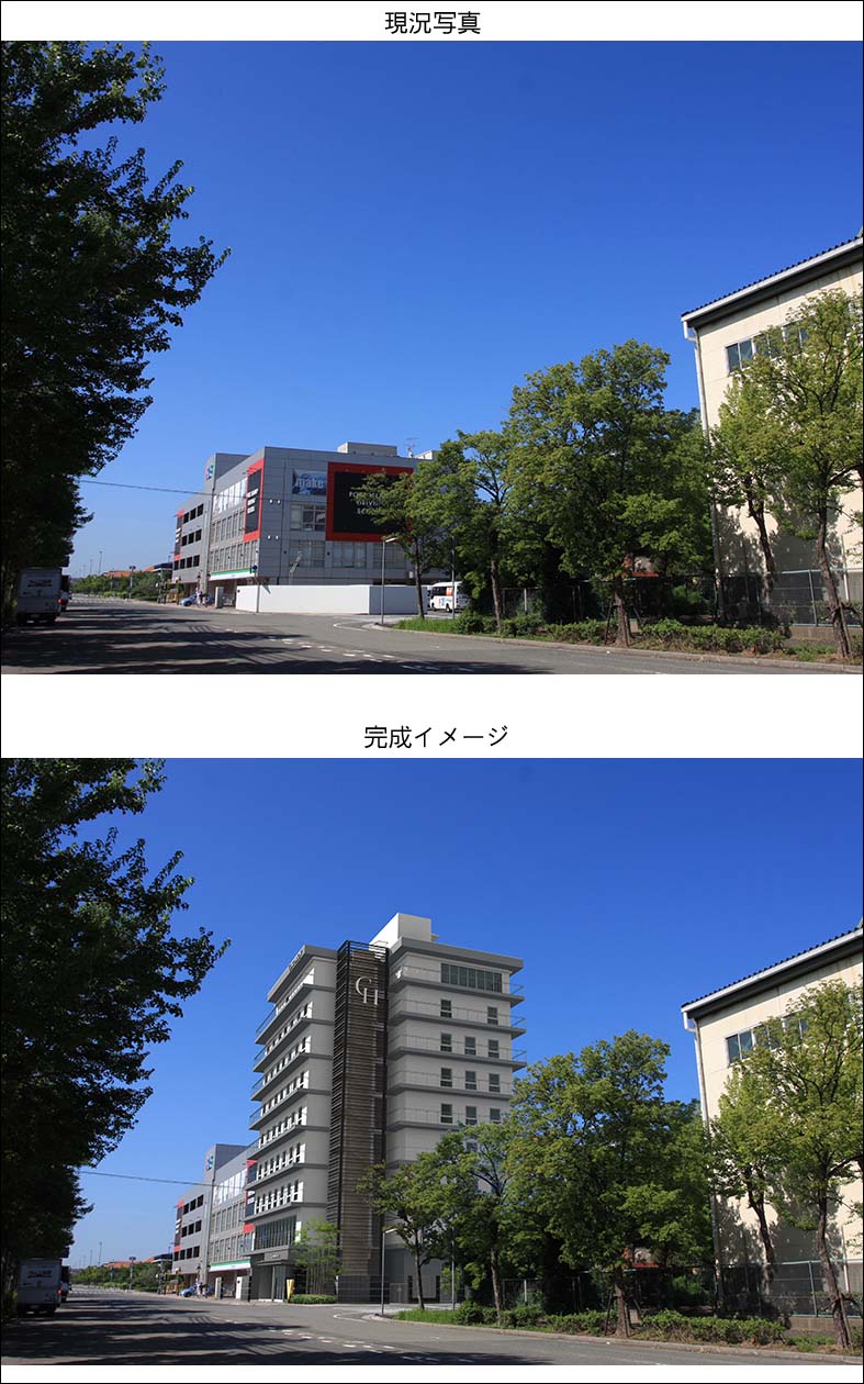宿泊施設フォトモンタージュ　ホテルフォトモンタージュ Public facilities image rendering