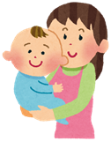 産後骨盤矯正では赤ちゃんは抱っこ　