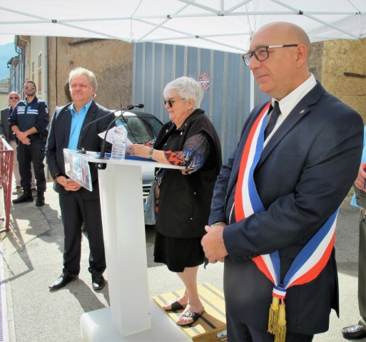 Inauguration de la restauration de la Tour de l'Horloge de Gonfaron.