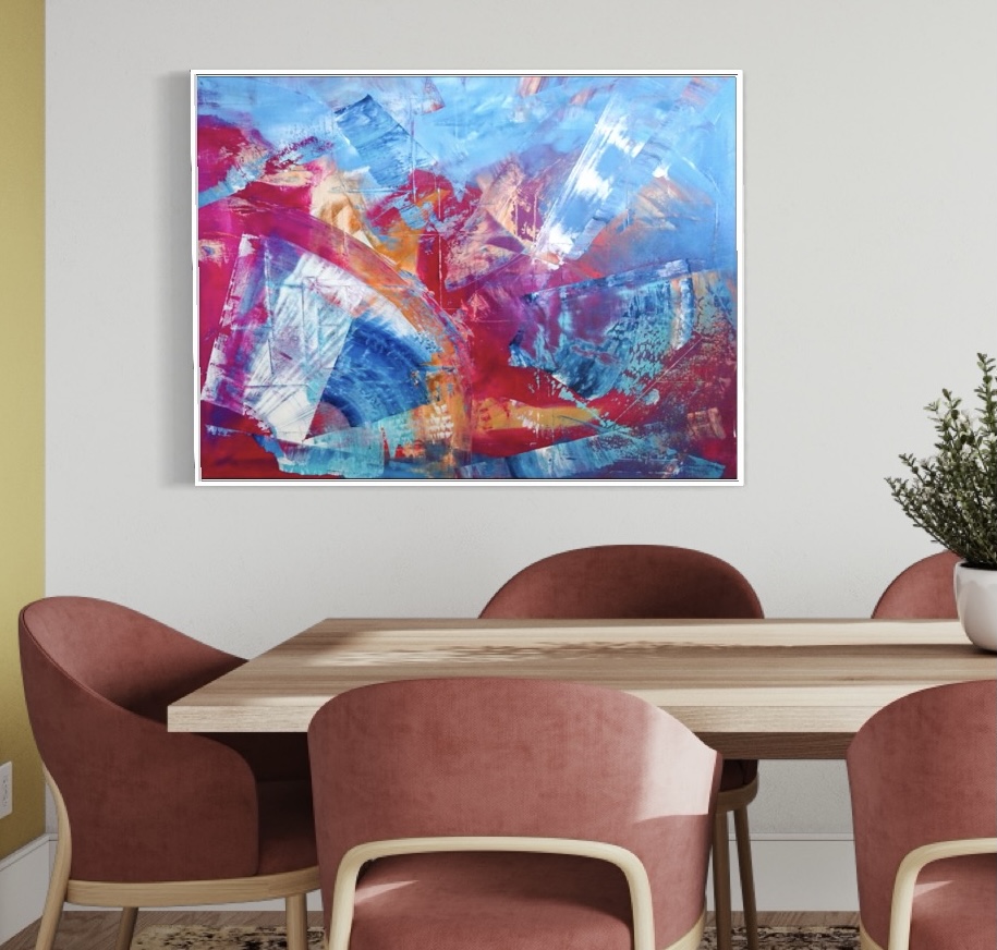 "Blossoms Creek" 36"x48" SOLD nach Mannheim
