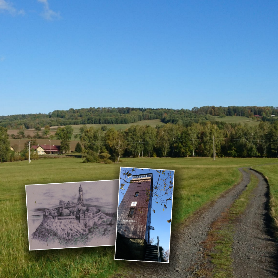 Erneut von Panský über den Wolfsberg bis nach Krásná Lípa
