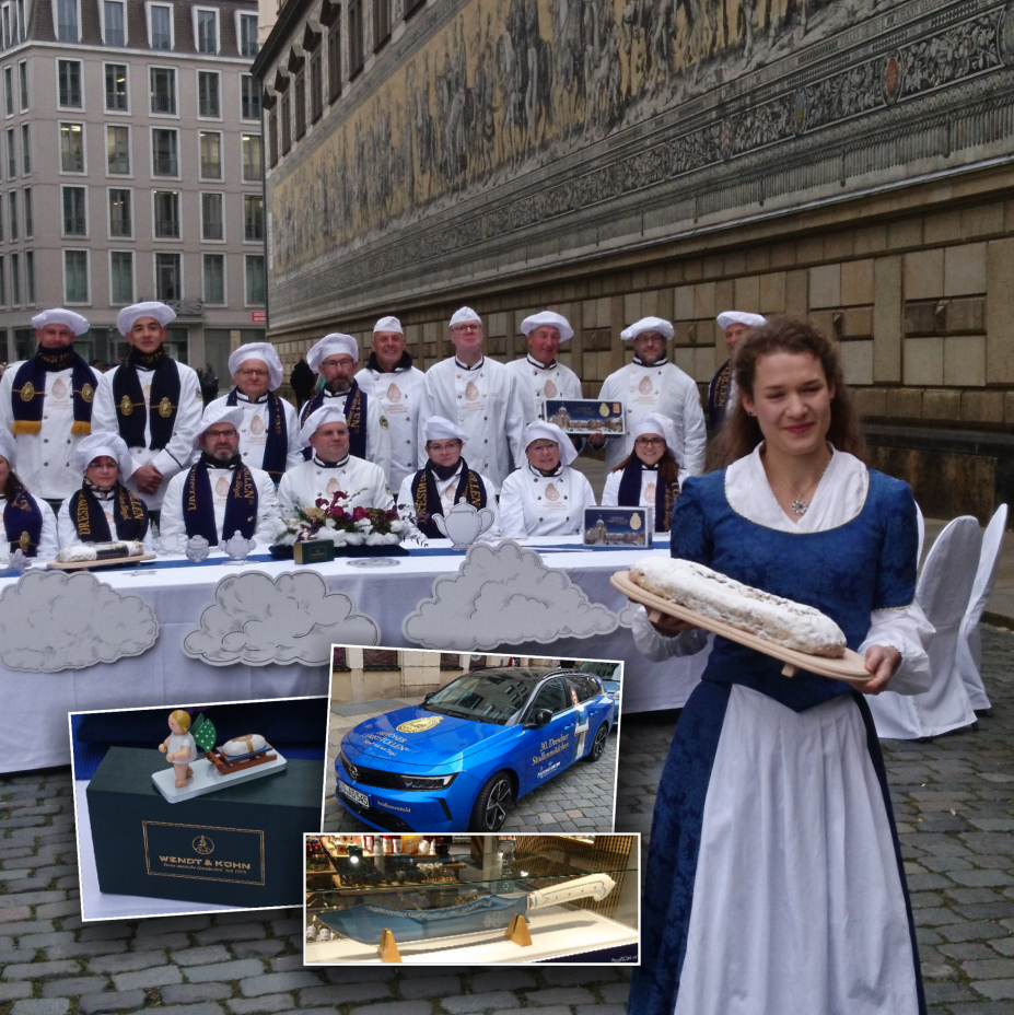 Himmlische Striezel-Saison: Engel verzaubern Dresdner Stollenwelt!