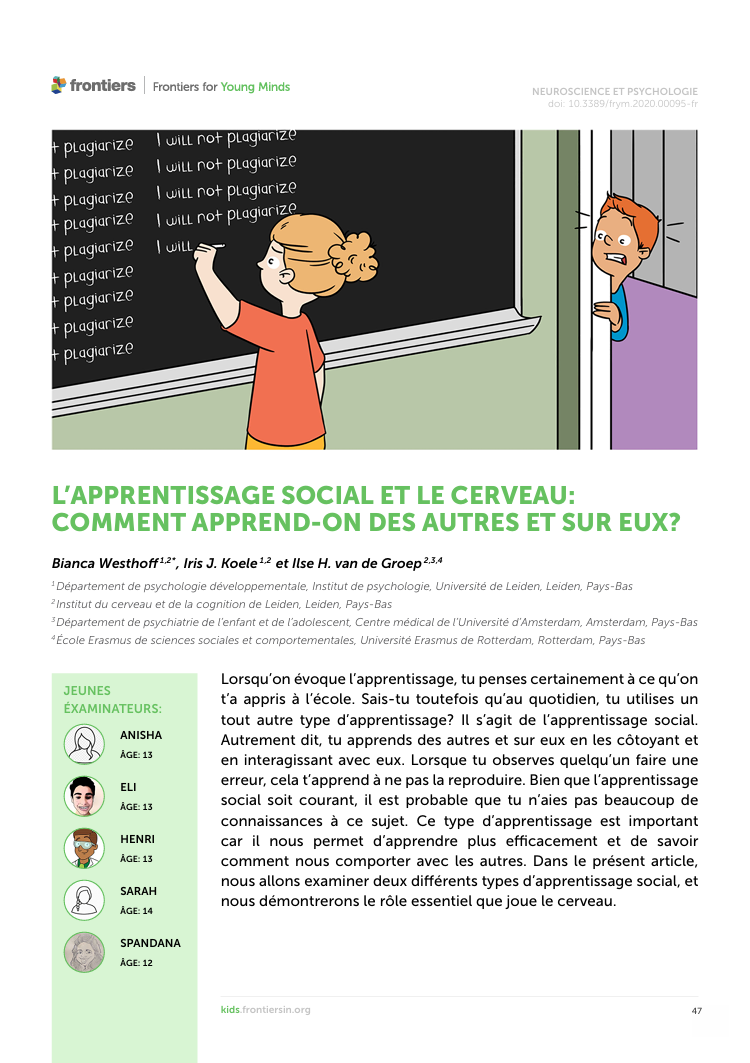 Compétences psychosociales. CPS. Ressources gratuites. PDF gratuit. Apprentissage. Cerveau de l'enfant. Philo pour enfants. Philosophie pour enfants. Neurosciences. Tout ce que vous et vos enseignants devriez savoir sur le cerveau en apprentissage.