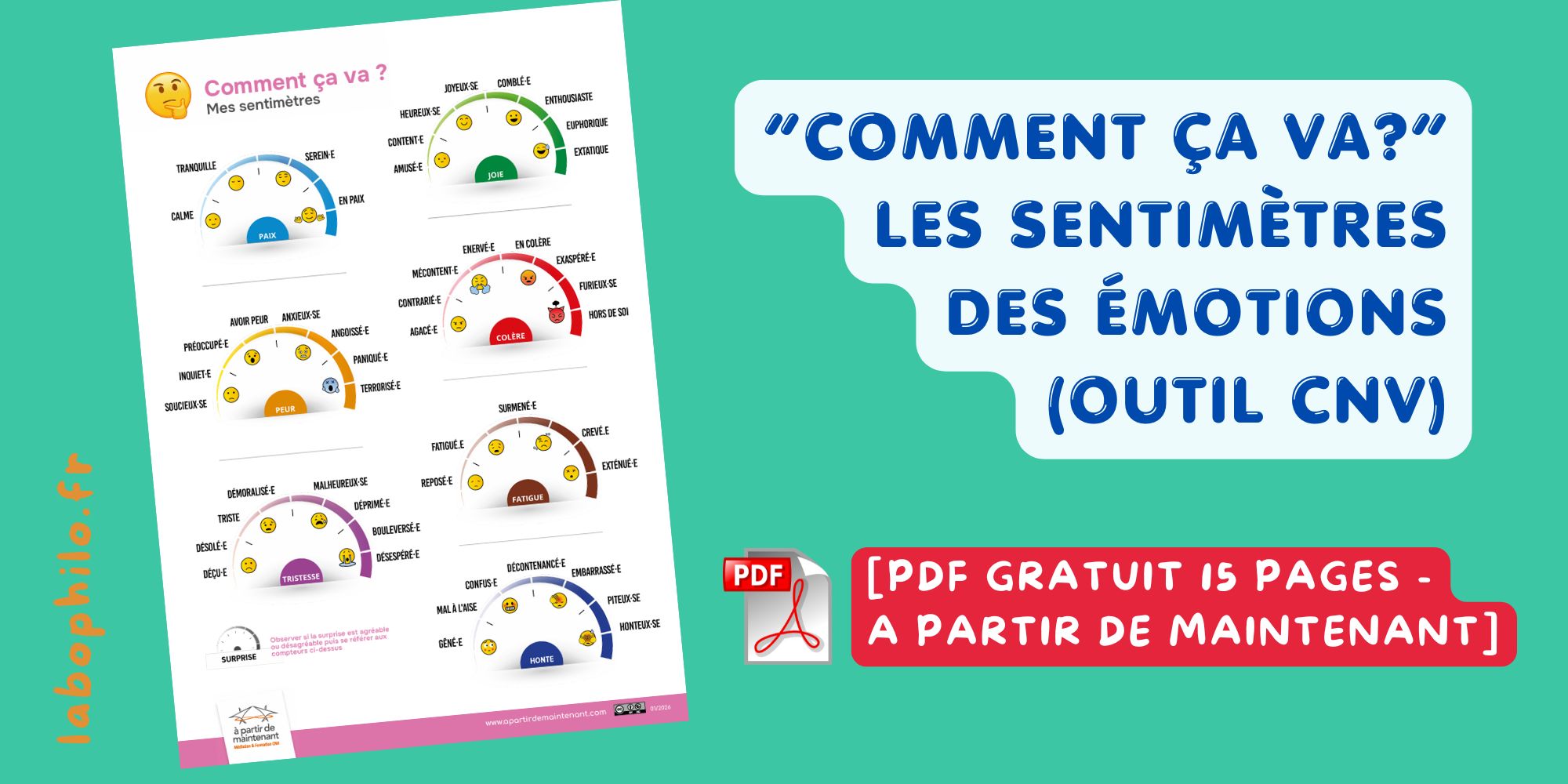 Comment ça va? Les "sentimètres" des émotions [PDF gratuit 15 pages - A partir de maintenant]