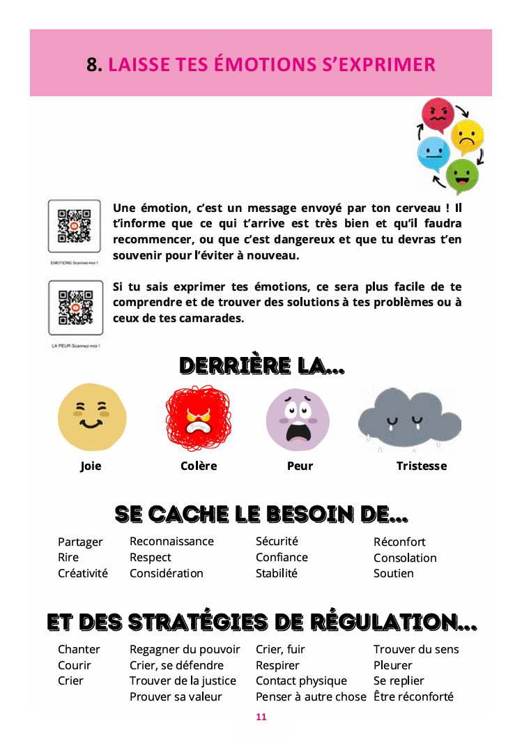 Cerveau de l'enfant. PDF gratuit. Mon cerveau d'enfant. Guide à l'usage des élèves. Bien être et bien apprendre à l'école. Neuro éducation.