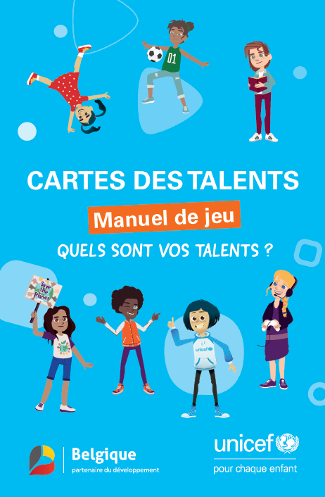 Le jeu de Cartes des talents. UNICEF Belgique. PDF gratuit cerveau.