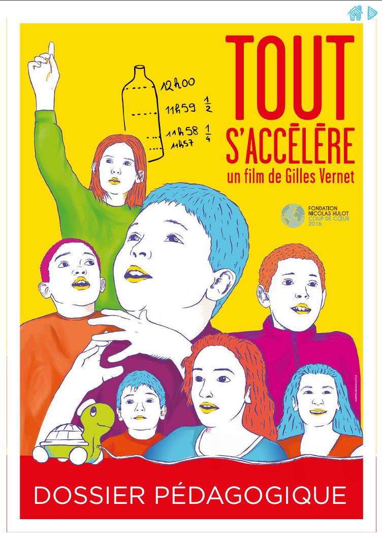 Tout s'accélère. Dossier pédagogique gratuit. Gilles Vernet. Temps. Accélération. Harmut Rosa. Quête de sens. Philo pour enfants. Activités philosophiques. PDF gratuit. Pratique philosophique.