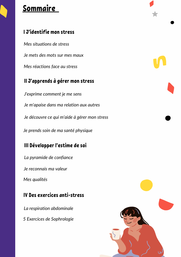 Compétences psychosociales. CPS. Ressources gratuites. PDF gratuit. Emotions. J'apprends à grérer mon stress. Estime de soi. CNV. Gestion du stress. Sophrologie. Méditation. Philo pour enfants. Philosophie pour enfants.