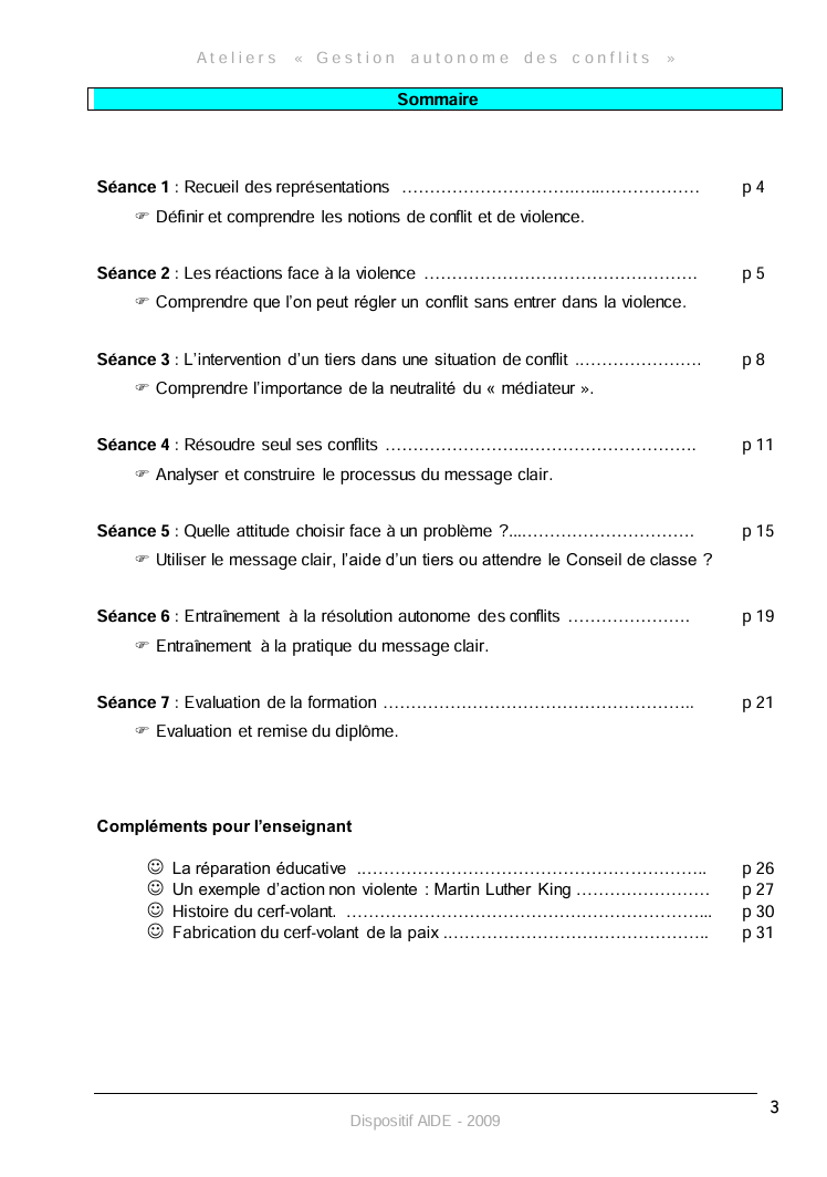 Résolution de conflits en classe. Harcèlement. Messages clairs. Compétences psychosociales. Communication NonViolente. CPS. CNV. PDF gratuit.
