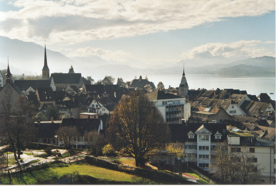 Über den Dächern der Altstadt von Zug