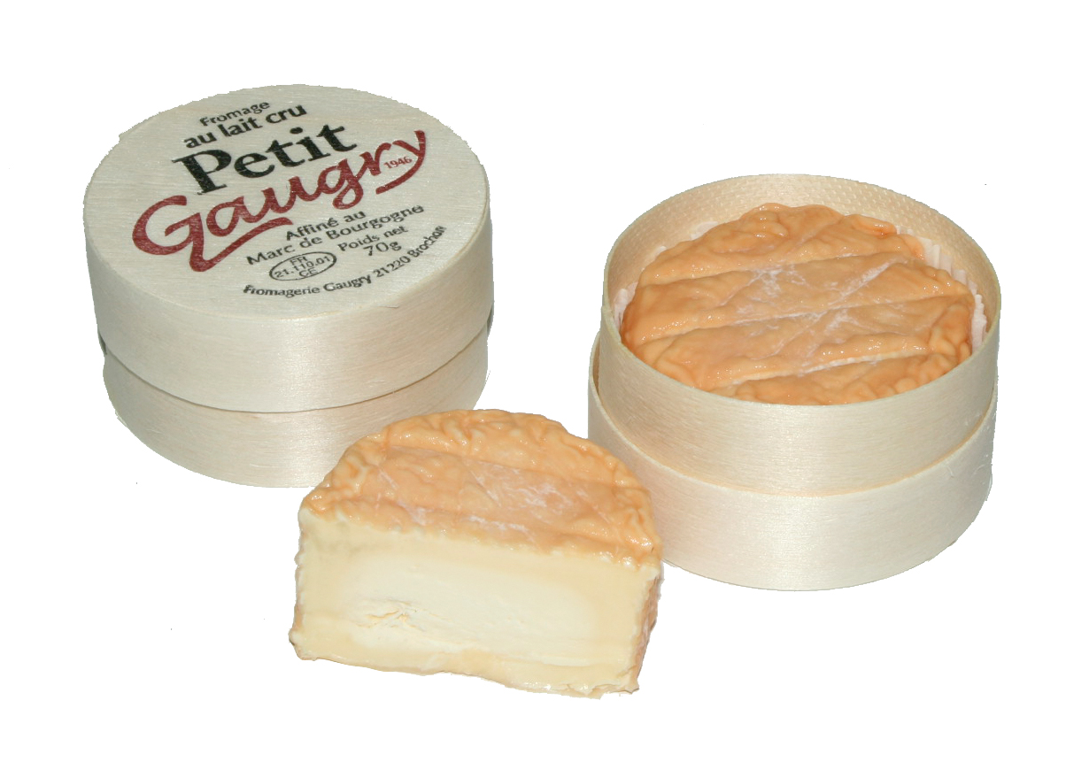 PETIT GAURY - Der typische Geschmack des Epoisses, der mit fortschreitender Reife des Käses sehr kräftig wird, verbindet sich mit einer schmelzenden Textur und ergibt so ein Produkt nach unverfälschter, französischer Tradition, im originellen Mini-Format.