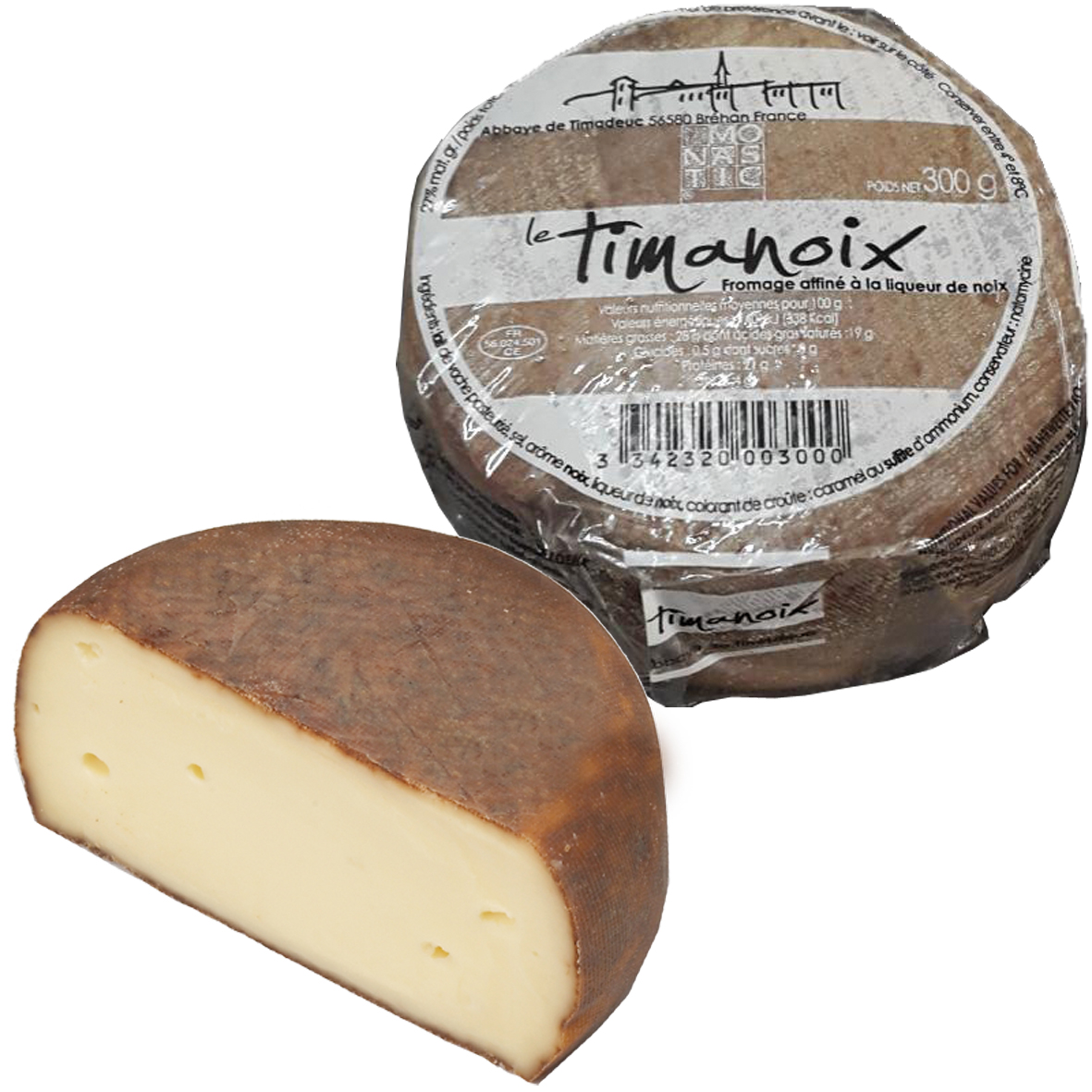 TIMANOIX - Schnittkäse aus dem Périgord. Dieser Käse wird mit Nusswasser verfeinert und ist die perfekte Verbindung zweier typischer Produkte der Region: Käse und Nüsse aus dem Périgord.