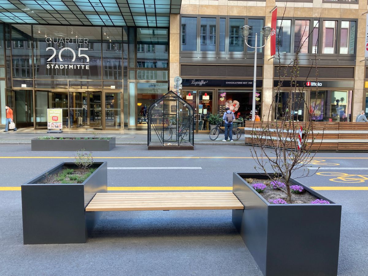 Parklets - "Flaniermeile Friedrichstraße", Berlin