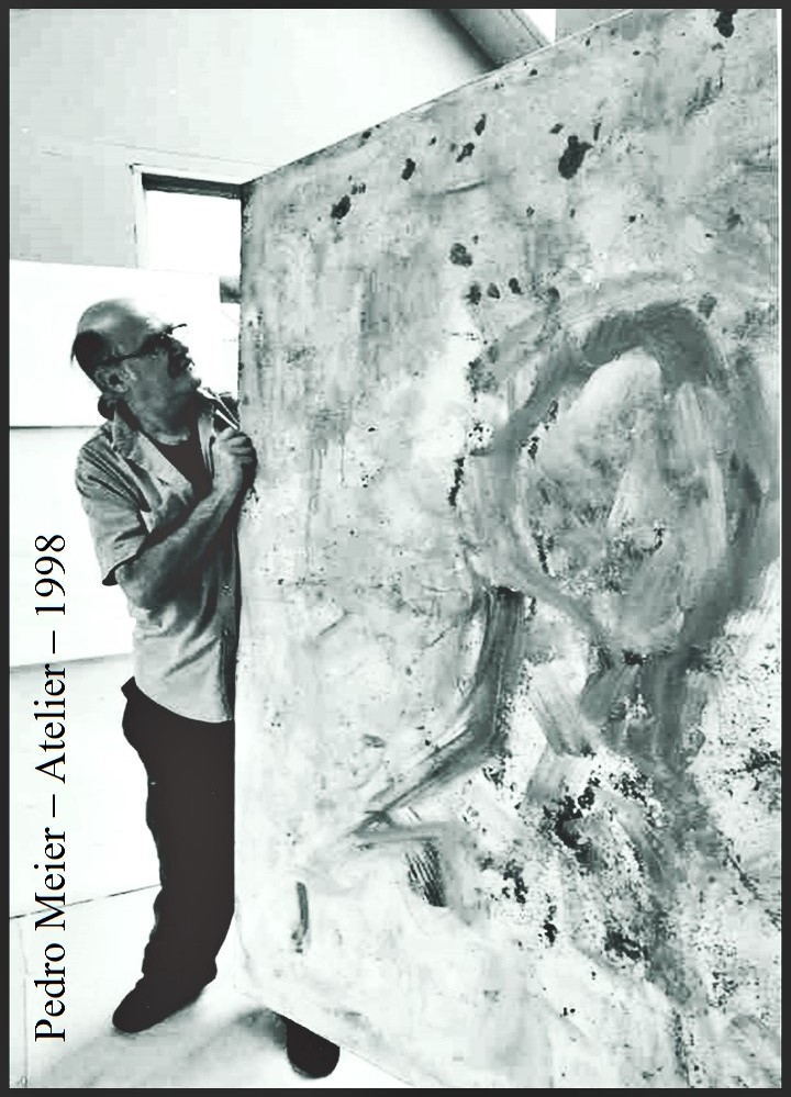 Pedro Meier » Das Grosse Selbstbildnis «, Work in Progress 1998, Fabrikatelier Shedhalle Gugelmann-Areal Langenthal, 2001 total abgebrannt, Feuerinferno, Brandstiftung, Artwork by Pedro Meier, Lyriker, Schriftsteller, Transmedialer Erzähler, Serendipity