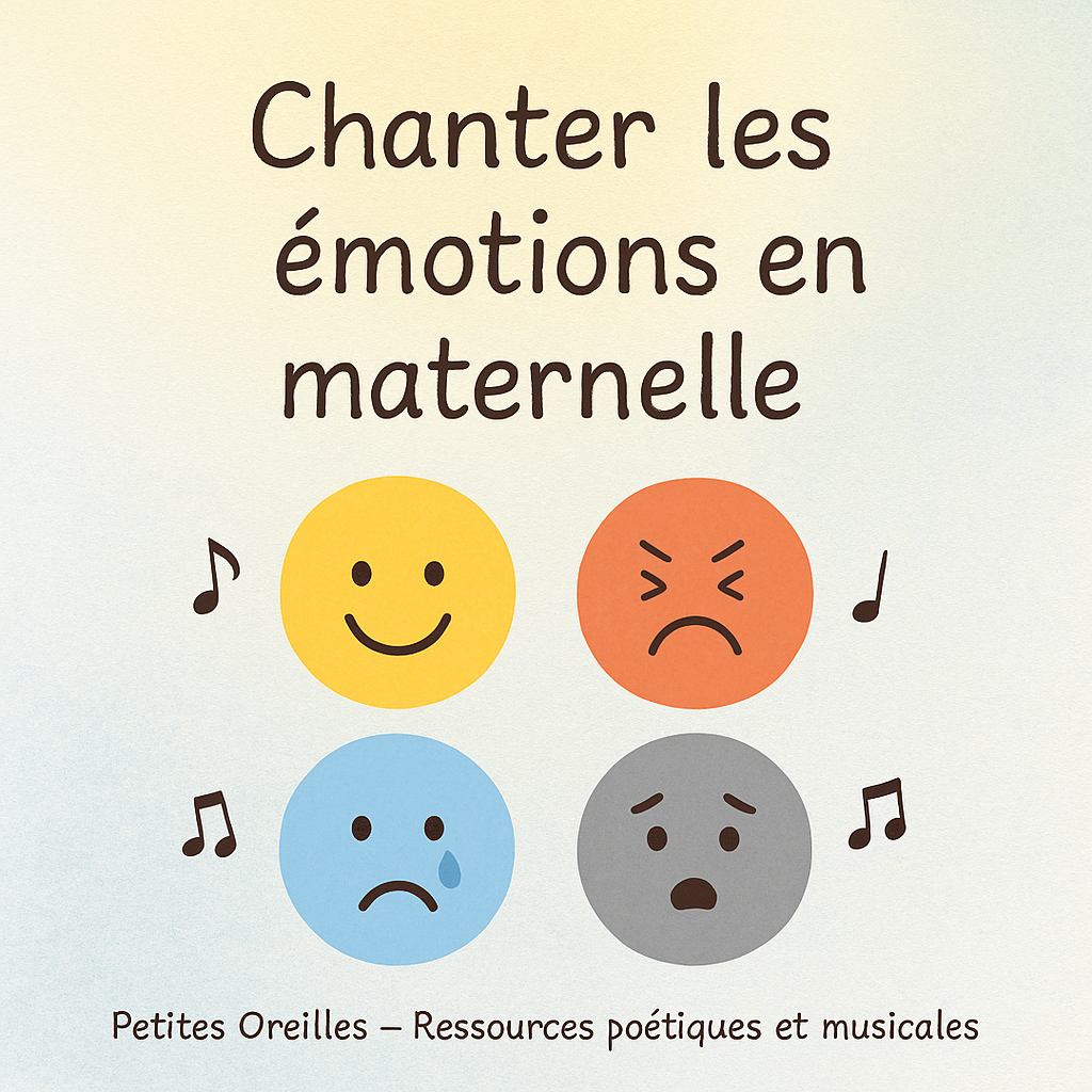 chansons des émotions en maternelle