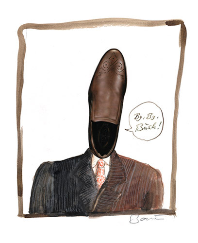 Peter Bauer, Rostock, »By, By, Bush!«