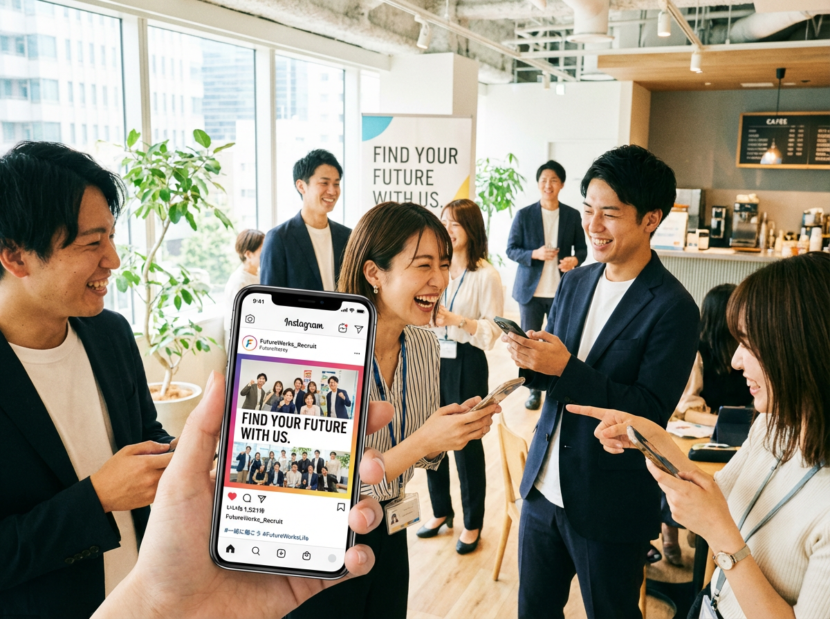 【大分SNSマーケティング】SNS採用活動で社員の声の活かし方