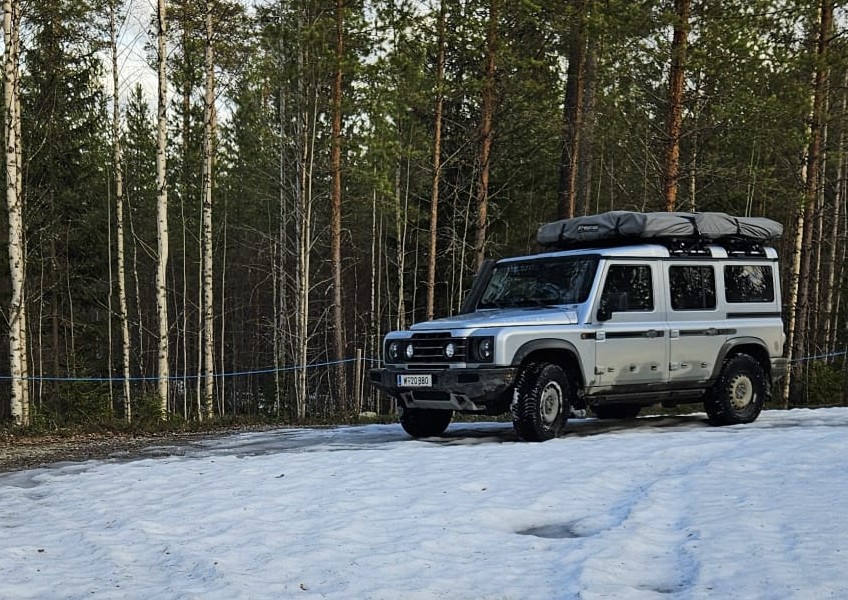 Reise zum östlichsten Punkt der EU Außengrenze in Finnland
