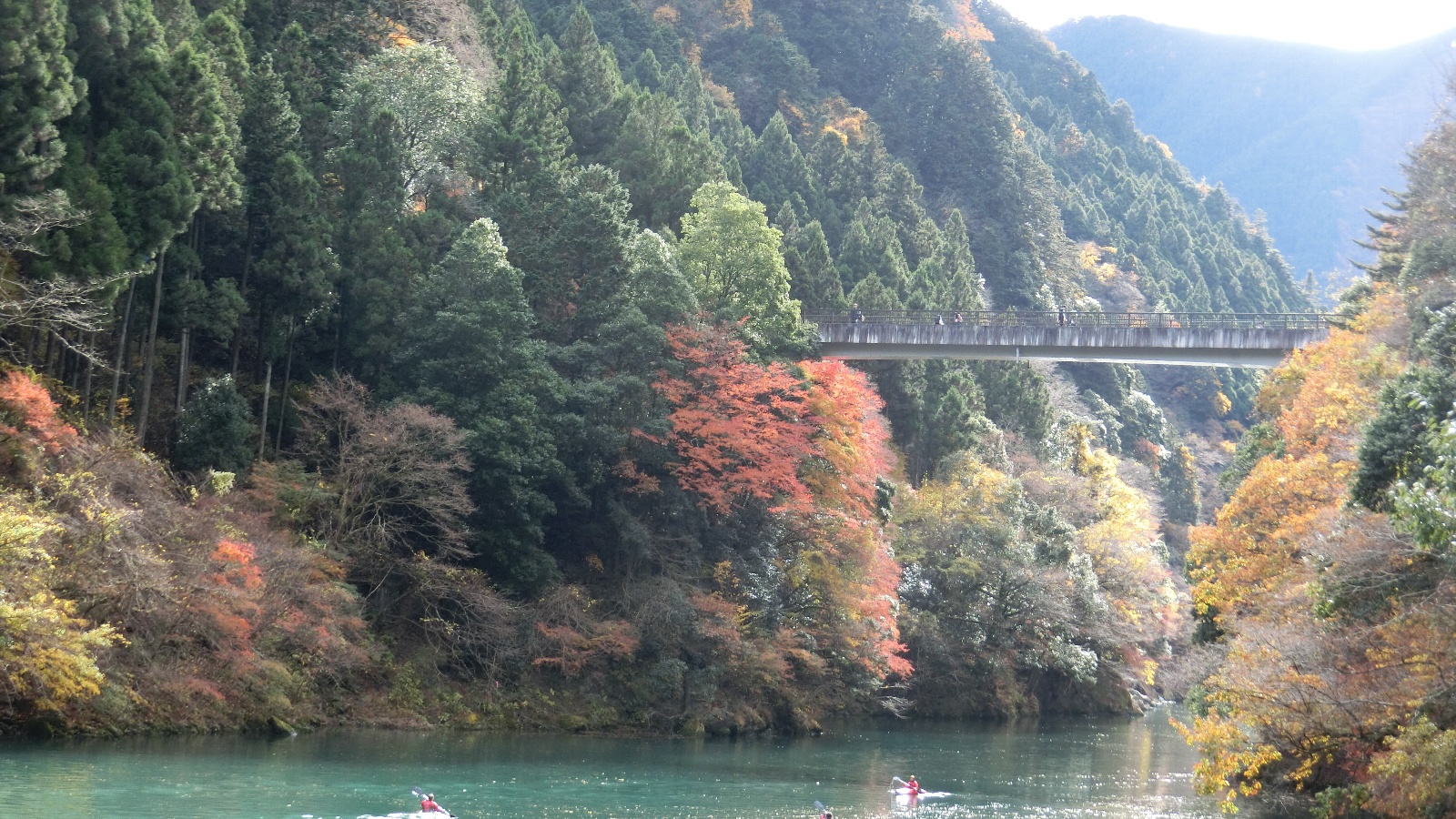 鍛冶健二郎　「奥多摩白丸湖の紅葉」　奥多摩　2020/11/23